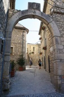Quaint street in Castropignano